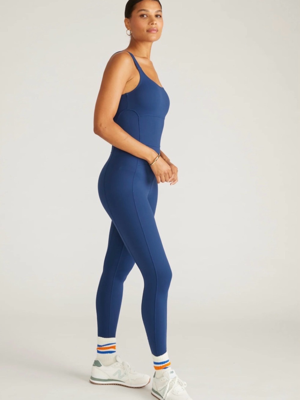 NWT Universal Standard Next To Naked Game Activewear Bodysuit Blue Large